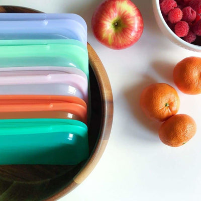 Stasher Reusable Silicone Sandwich Bag (Medium) - Citrus - Art of Living Cookshop (2485626765370)
