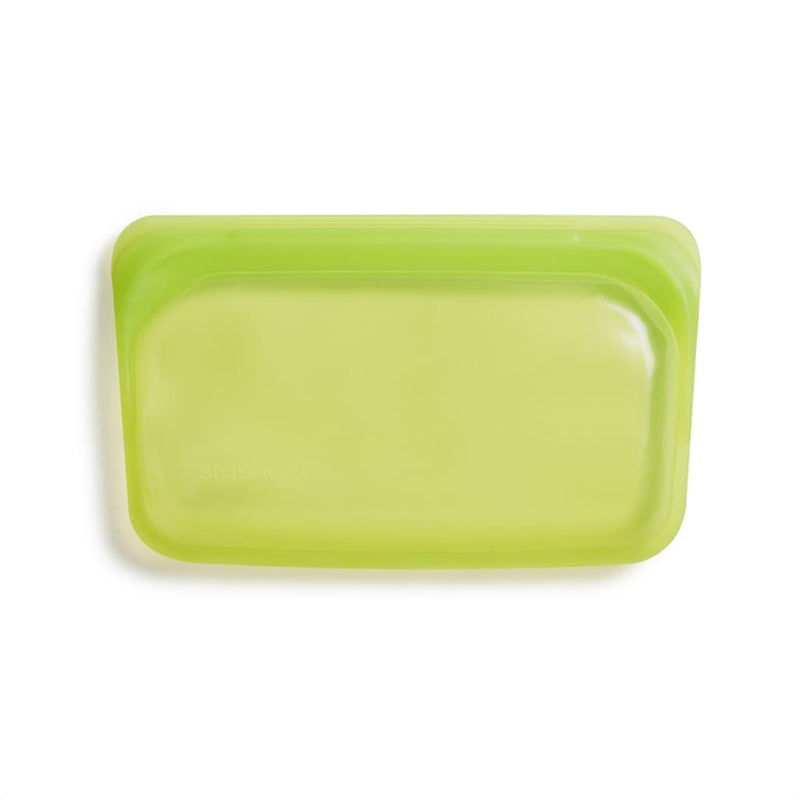 Stasher Reusable Silicone Snack Bag (Small) - Lime - Art of Living Cookshop (2485627191354)