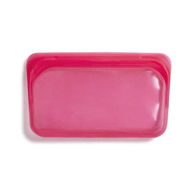 Stasher Reusable Silicone Snack Bag (Small) - Raspberry - Art of Living Cookshop (2485627322426)