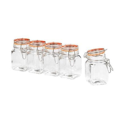 Tala Set of 5 Clip Top Spice Jars  (4584124088378)