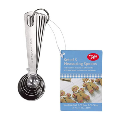 Tala Measuring Spoons Stainless Steel (Set of 5) (6841330532410)