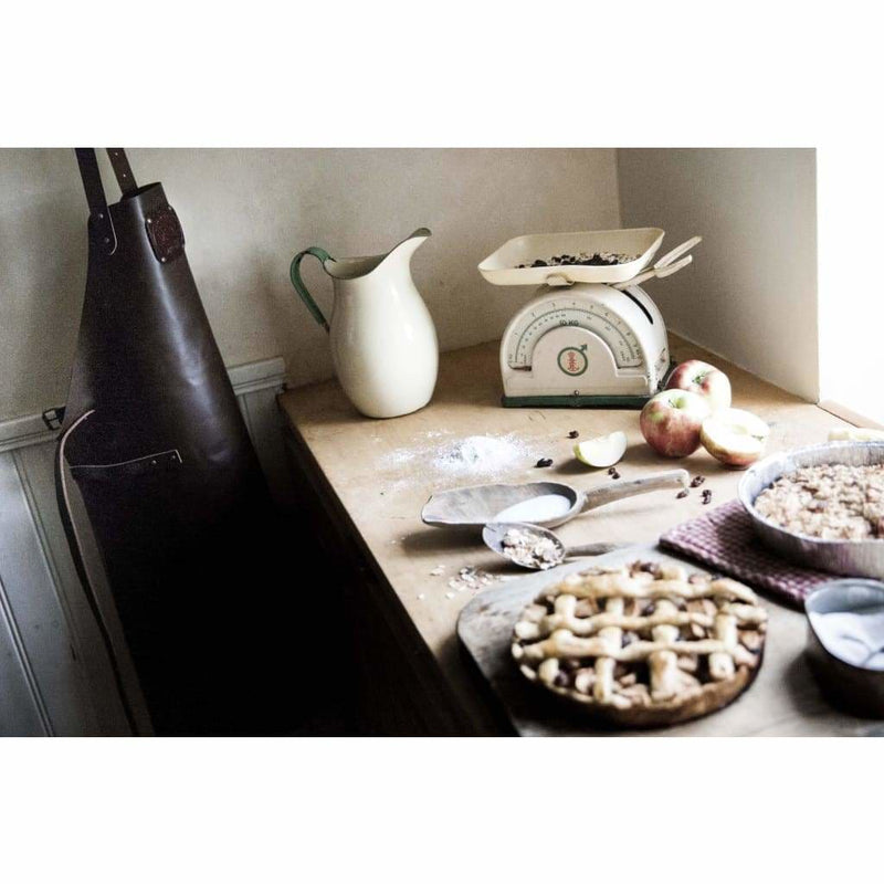 Witloft Leather Apron Classic Dark Brown - Art of Living Cookshop (4322181480506)