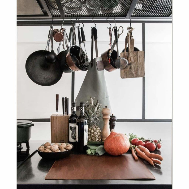 Witloft Leather Ladies Apron Comfort Olive - Art of Living Cookshop (4355218505786)