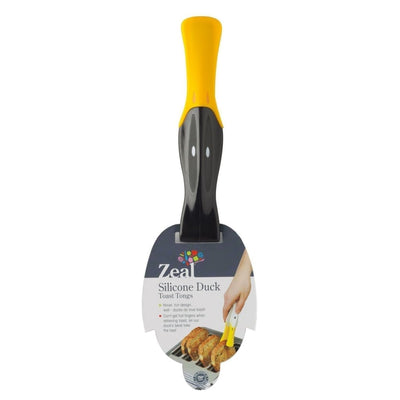 Zeal Duck Toast and Crumpet Tongs Black - Art of Living Cookshop (2382919303226)