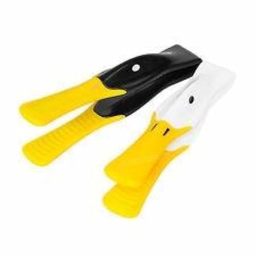 Zeal Duck Toast and Crumpet Tongs White/Yellow - Art of Living Cookshop (2382919106618)